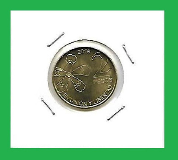 Lote 2 Monedas 2 Pesos Palo Borracho Sin Circular  Palermo 1