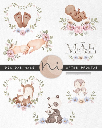 Kit Imagenes Png Cliparts Dia De La Madre Hijos Ni34 0