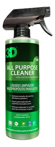 Apc Limpiador Para Auto Multiuso All Purpose Cleaner 470ml 1