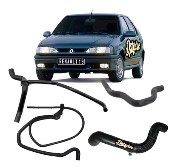Kit Mangueras De Refrigeracion Renault 19 1.6 8v 0