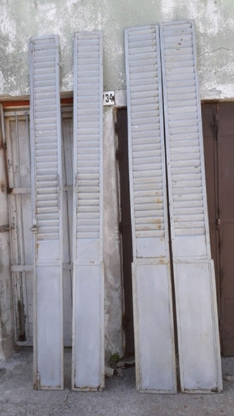 Lote 4 Postigos De Chapa Con Detalle 2 De 29cm X280cm Y 2 De 0