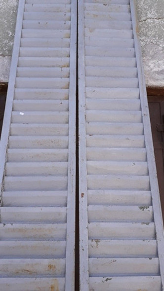 Lote 4 Postigos De Chapa Con Detalle 2 De 29cm X280cm Y 2 De 1