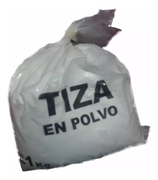 Tiza En Polvo Blanca Bolsa X 1 Kilo 0