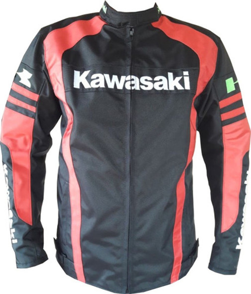 Campera Motocicleta Kawasaki Rojo Negro Mk Motos 0 Campera Motocicleta Kawasaki Rojo Negro Mk Motos 0