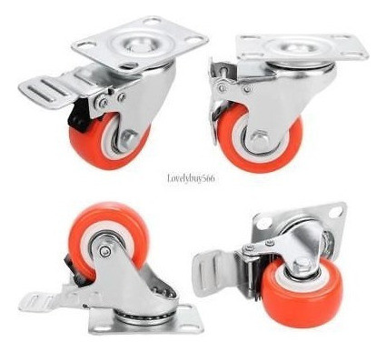 Placa De 4 Ruedas 2  Pesado Hierro Fundido Eje Antideslizant 1