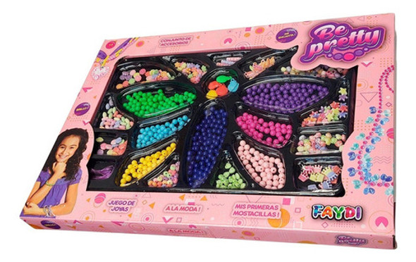 Juguete Arma Pulseras Y Collares Mostacillas Be Pretty 620pz 1
