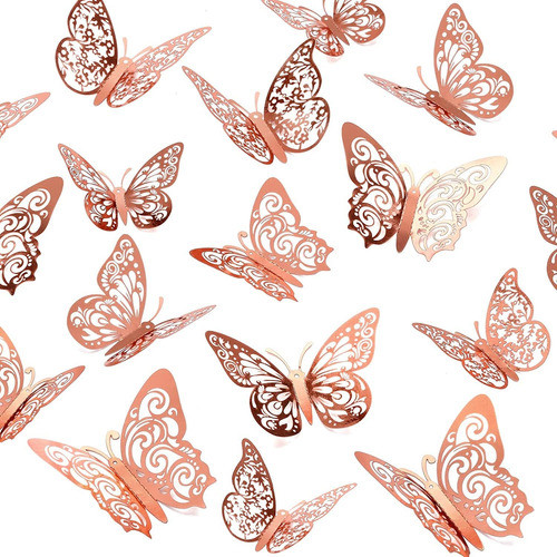 Mariposas 3d Para Decoracion, Manualidades, Fiestas 72pcs.-f 0