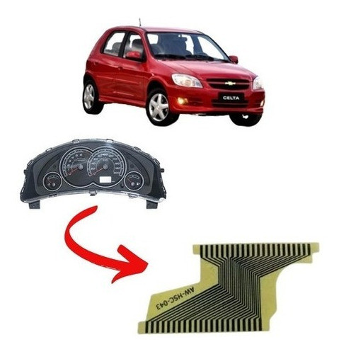 Reparo Do Painel (flat) Do Celta Corsa + Ponta T Kit 1