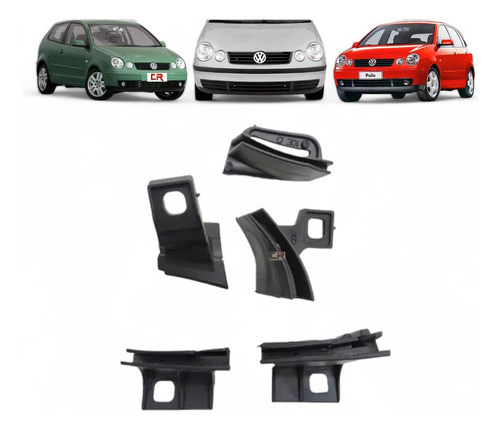 Kit Garra Reparar Farol Dir Polo 2002 2003 2004 2005 2006 0