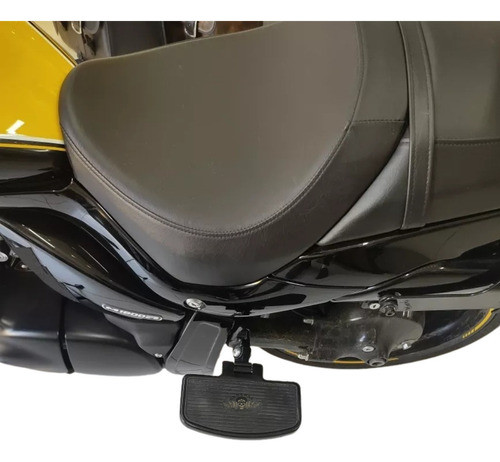 Plataforma Traseira Preto Fosco Softail Fat Bob Dyna Ate 17 0