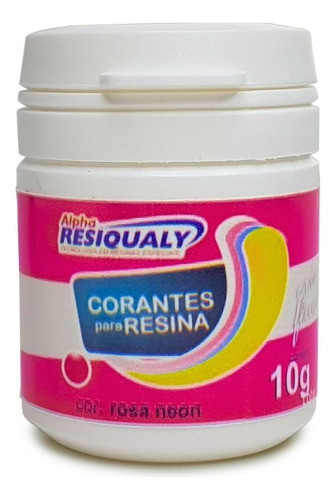Corantes Para Resina - Cor Rosa Neon De 10g 0