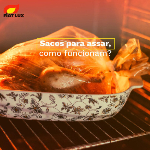 Sacos Para Assar Alimentos Sem Óleo Fiat Lux 50 Unidades 1