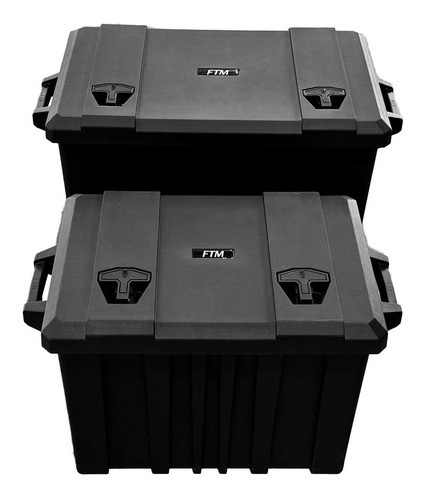 Cajón Multiuso Chico - P/ Tráiler - Camioneta - 45kg - Negro 0