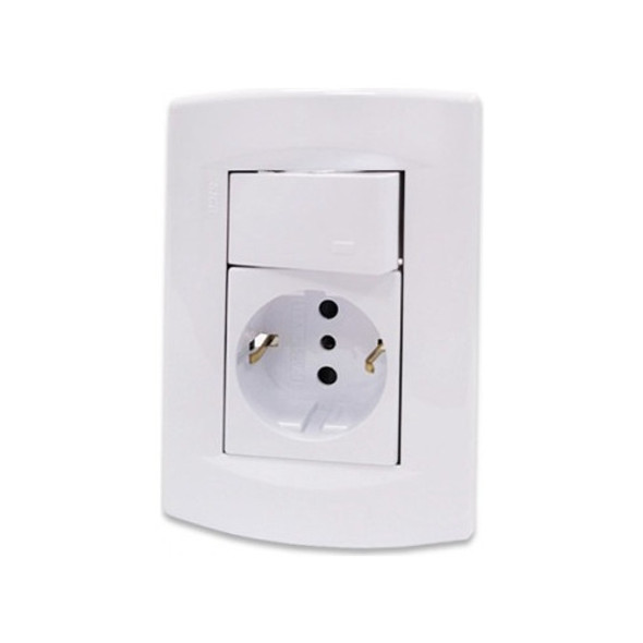 Plaqueta Armada C/bipolar + Schuko Sica 0