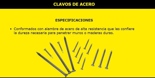 Clavo De Acero 2,5 X 40 Mm Bolsa X 100 Unidades 1