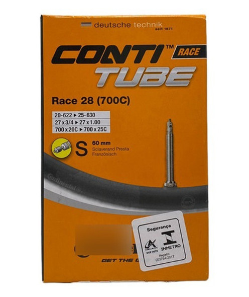 Camara Speed Continental Race 700x18/25 Valvula 60mm 0