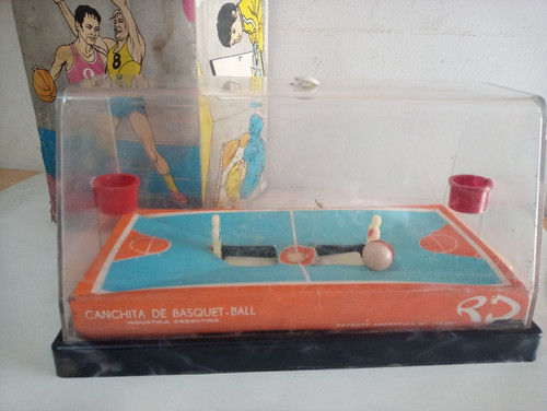 Canchita Basquet Juguete Antiguo Funciona Ind Arg Marca Rd 1