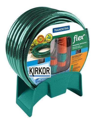 Manguera Para Jardín Flex, 21 Mts Acoples Soporte Tramontina 0