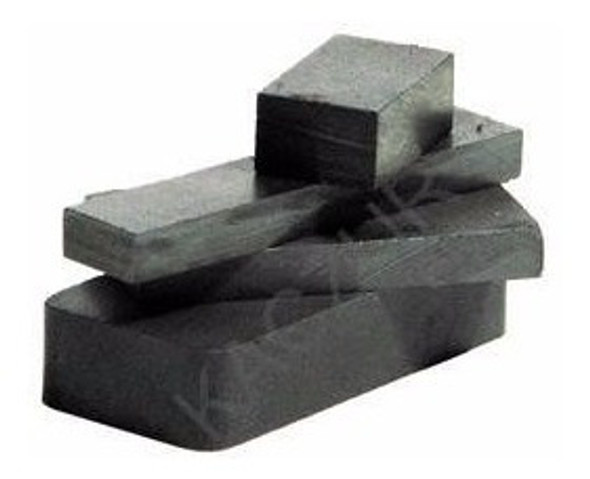 Kit X 2 Imanes Cerámicos Ferrite Potencia 60x8x6 Mm Kaczur 1