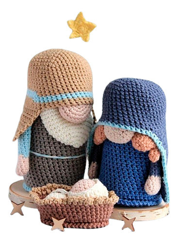 Pesebre Nacimiento Duendes Gnomos Amigurumi Patron Crochet 0