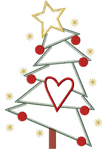 Matriz Para Bordados Maquina Navidad Árbol De Navidad 1077 0