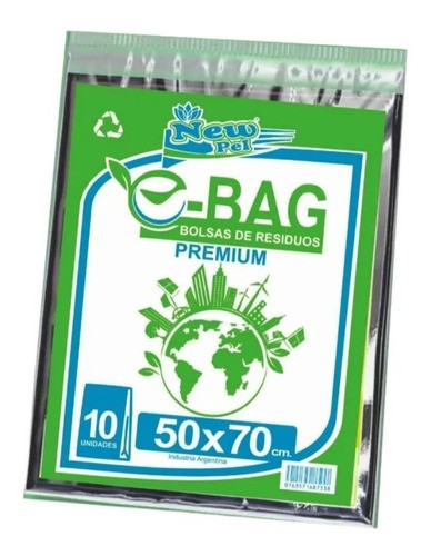 Bolsa Residuo Negra Bd 50x70 E-bag New Pel Bulto X 1000un 0