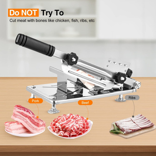 Amesedak Cortadora Manual De Carne Congelada, Máquina Cort. 1