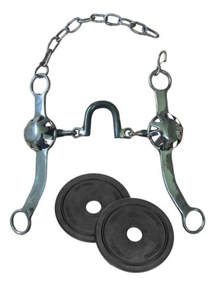 Freio Maluquinho Aço Inox + Par Protetor Borracha Promoção 0