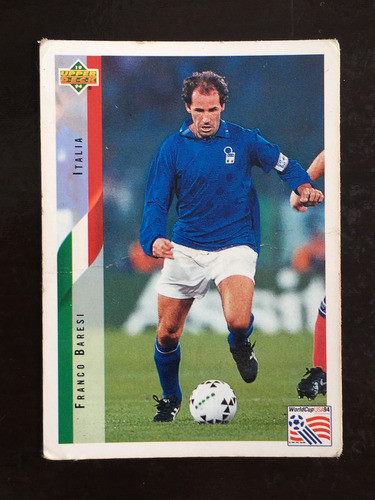 Franco Baresi - Tarjeta Upper Deck World Cup Usa 1994 0