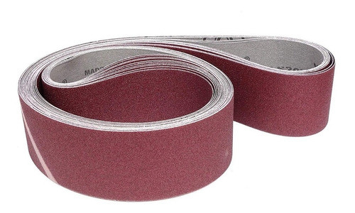 2 Bandas De Lijas 50 X 1500 Grano 40 Tela Oxido 0