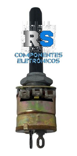 Potenciometro 2m2 Logaritmo Com Chave 16mm Constanta 1