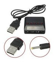 Carregador Múltiplo Para Drone Syma X5 X5c X5sw 4.3v 500mah 0