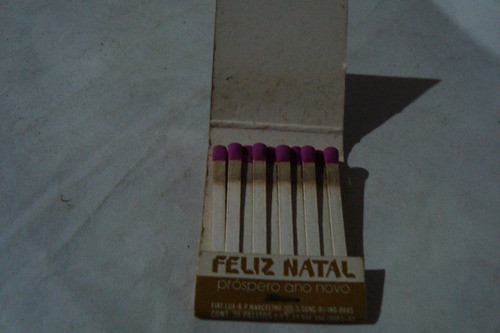 Cartela Fosforos Fiat Lux / Feliz Natal / Justus Lotea 1