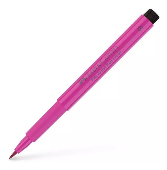 Marcador Faber-castell Pitt - Color 125 Rosa Morado - Mosca 0