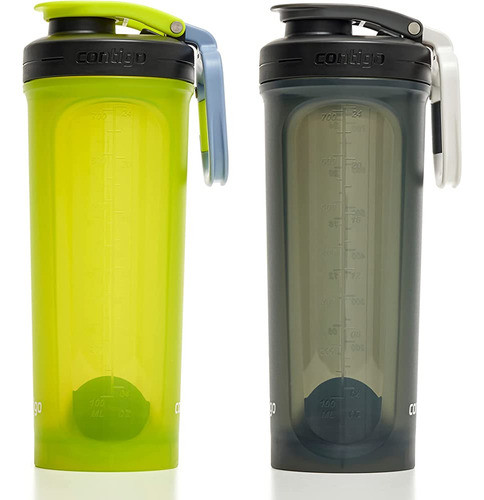 Contigo Fit Shake & Go 2.0 Botella Shakeker Con Chug Cap, 28 1