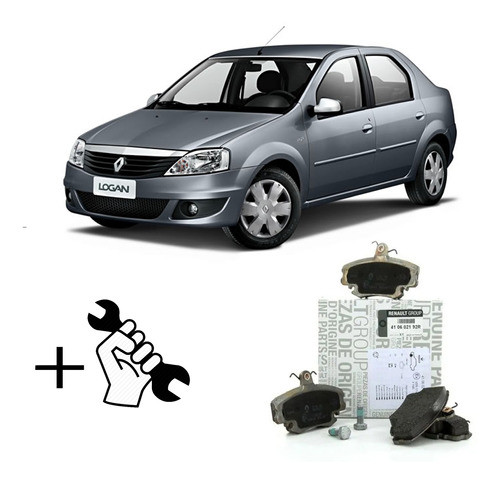 Servicio Cambio Mas Pastillas Freno Renault Logan 0