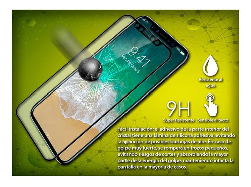 Vidrio Templado Full Cover Xiaomi Redmi Note 9s 1
