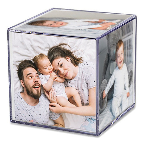 Foto Cubo De Acrílico Grande 9x9 Cm - 1 Unid 0
