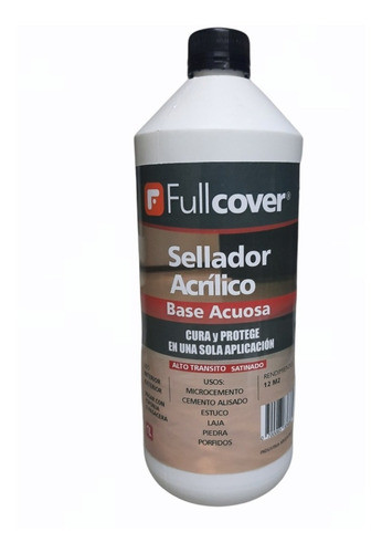 Sellador Fullcover Para Microcemento X 1 Lt 0