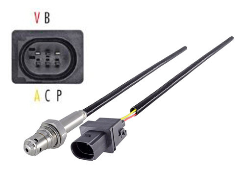 Sonda Lambda Volkswagen Golf 2.0 Planar Antes Catalizador 1