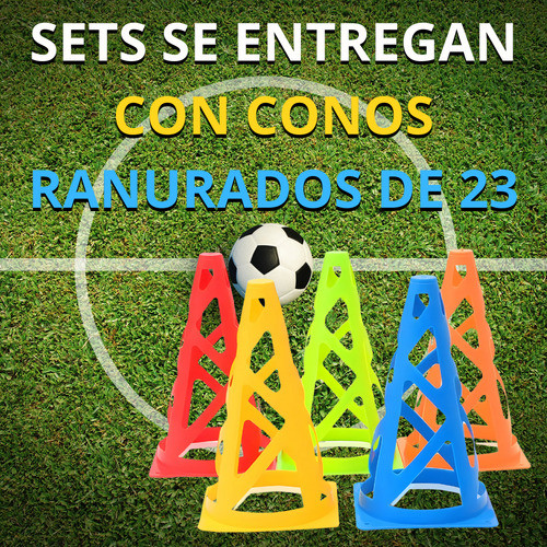 Set Escalera Entrenamiento + 12 Conos + 12 Platos Crazy Fit 1