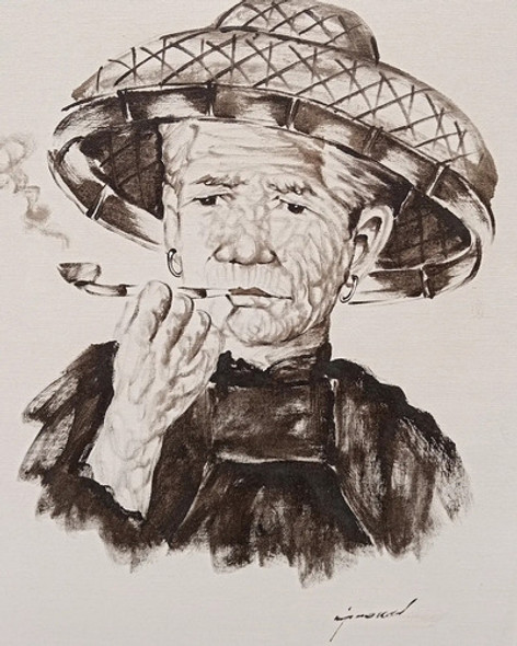 Cuadro Mixta Sobre Tela De Autor Ilegible 1