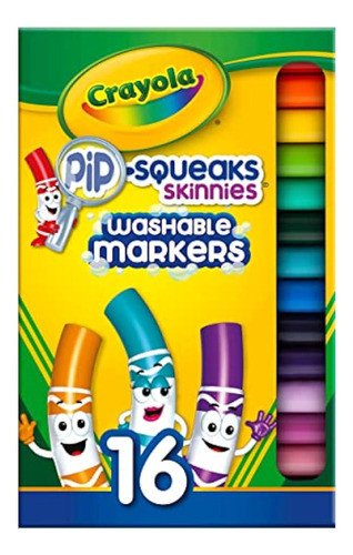 Crayola Marcadores Lavables Pip-squeaks Skinnies, 1