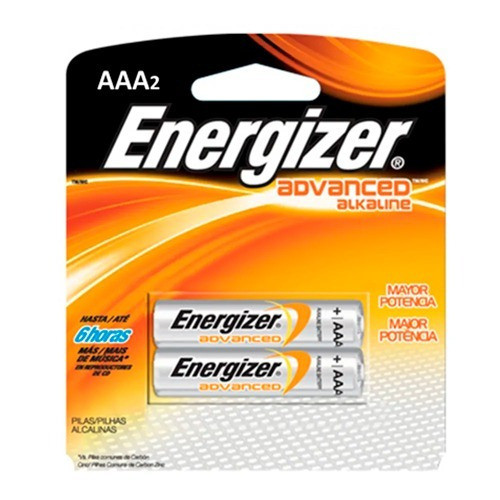 Pila Alcalina Energizer Advanced Aaa X 2 Super Oferta! Febo 0