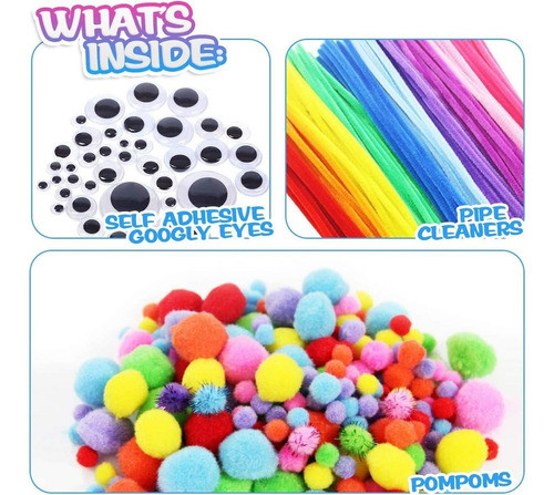 Juego De 1900 Piezas De Limpieza De Tuberias De Colores 1