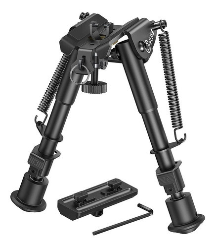 Bipode Cvlife Para Rifle Con Adaptador Para Riel M - Negro 0