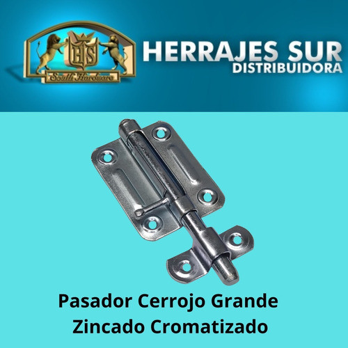 Pasador Mauser Cerrojo Grande 140mm Cincado Cromatizado X Un 1