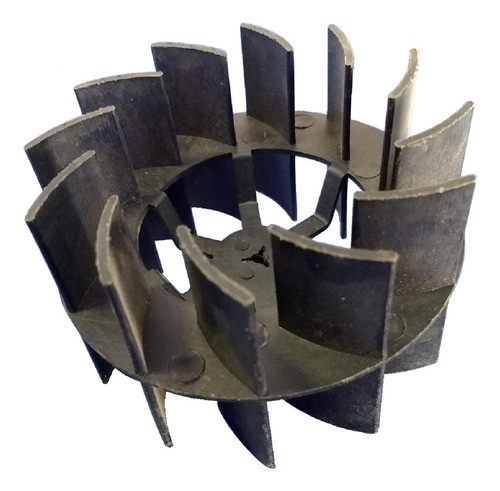 Turbina Caloventor Plastica Diametro 11 Cm  Alto 6 Cm Eje 4 0