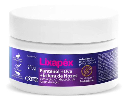 Lixapéx Esfoliante Regenerador Para Mãos E Pés Cora 250g 0