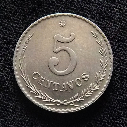 Paraguay 5 Centavos 1903 Excelente Km 6 0